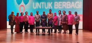 Talkshow Tantangan dan Harapan Peningkatan Kualitas Pelayanan Kesehatan Pasien kanker Payudara Her2-Positif di Indonesia, tanggal 25 Agustus 2019 di Gedung Perpustakaan Nasional RI